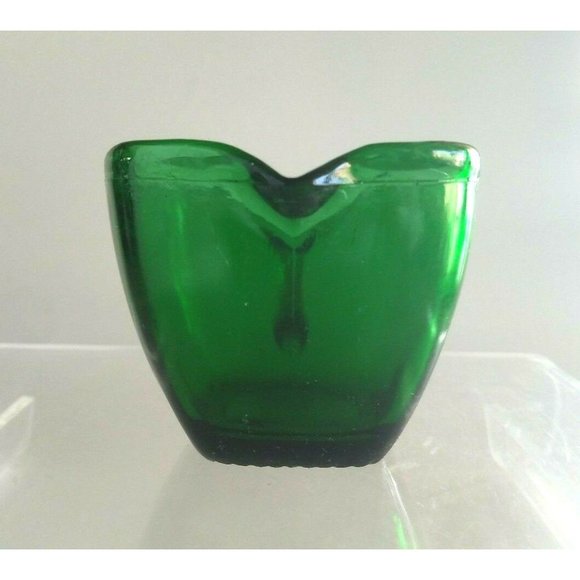 Vintage 1950's Anchor Hocking Forest Green Charm Square Creamer & Sugar Bowl Set - Picture 3 of 8